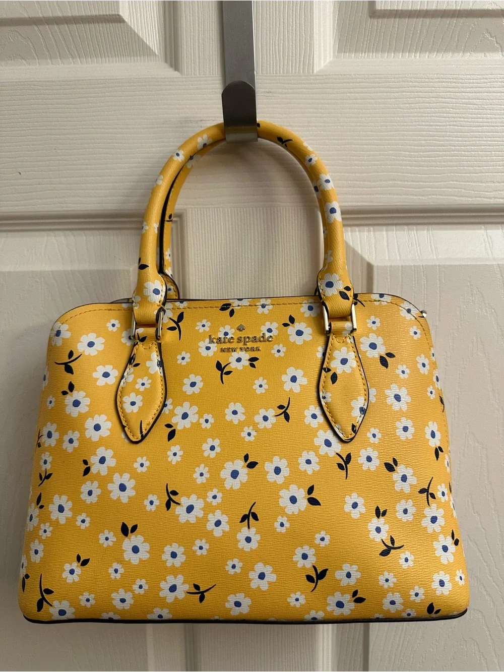 kate spade Yellow Floral Dome Satchel